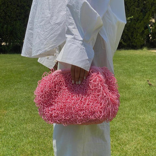 The Pink Dahlia Clutch